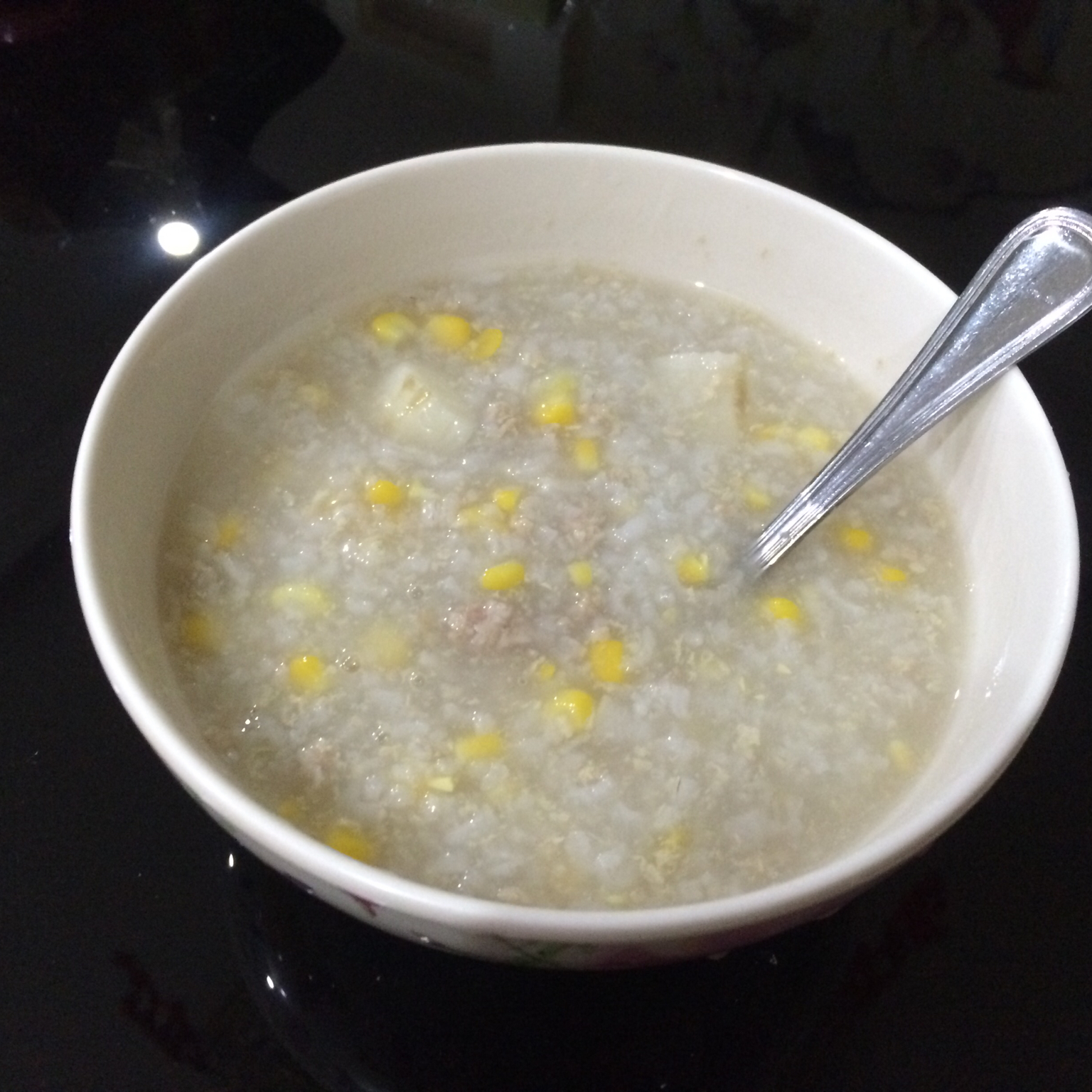 玉米淮山粥