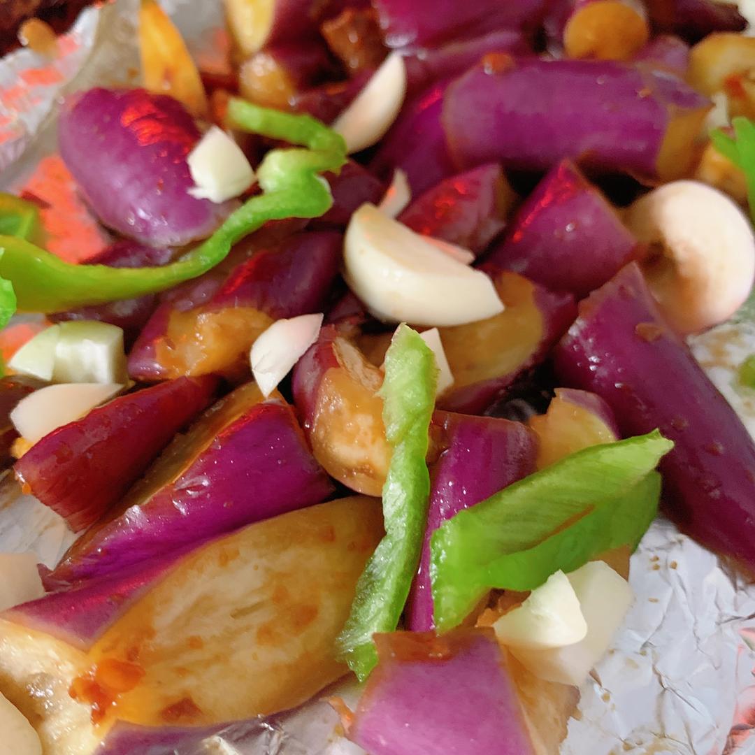 低脂版·烤茄子的做法