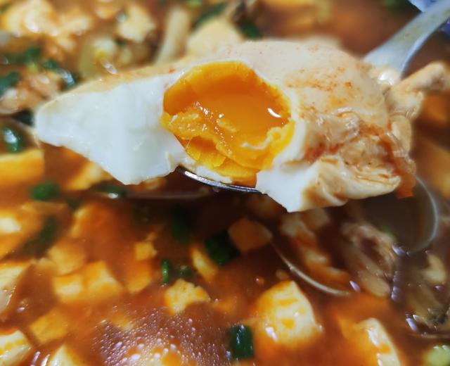 花甲辣豆腐汤😋超简单一人食，能下三碗饭