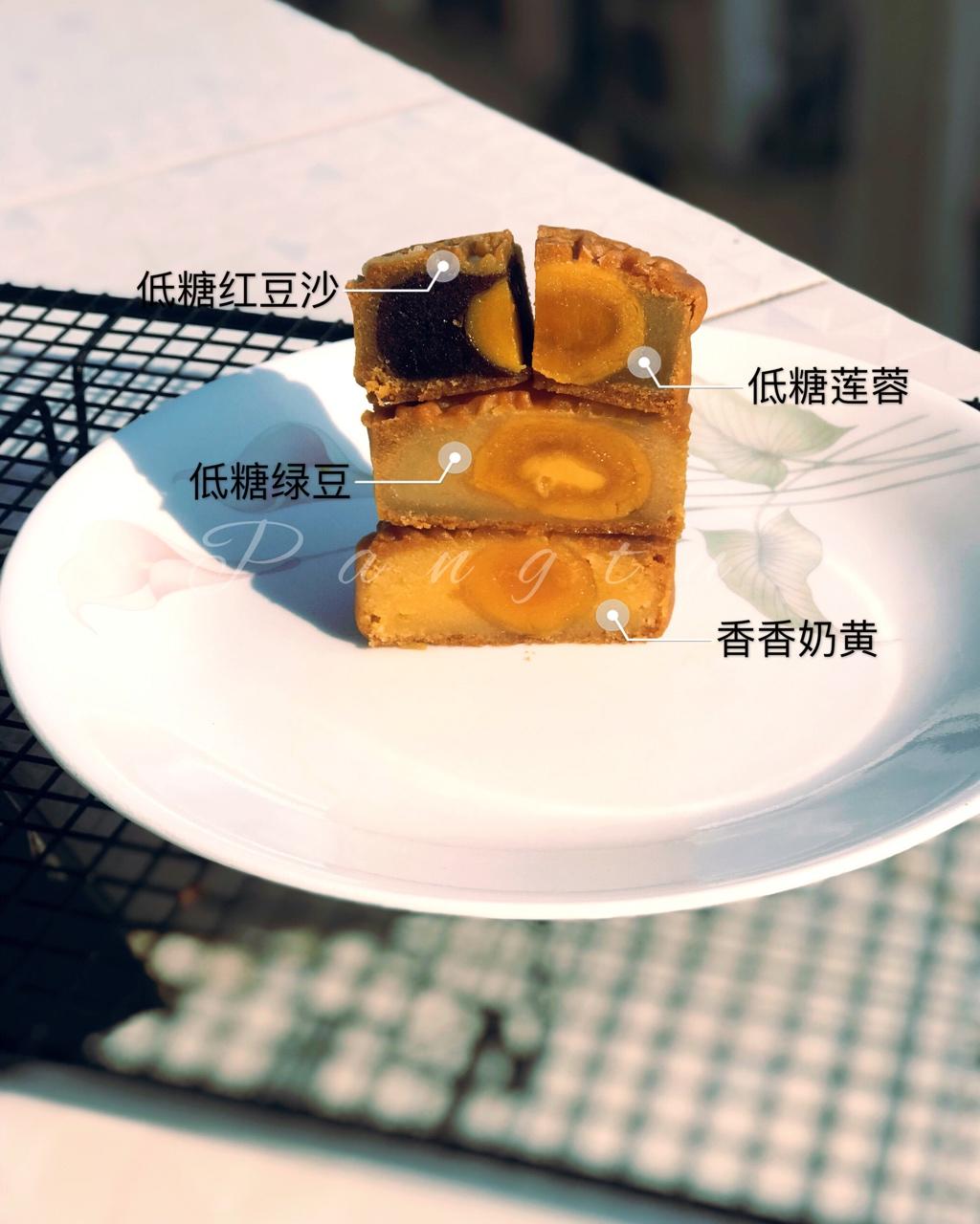 广式月饼－－蛋黄豆沙月饼