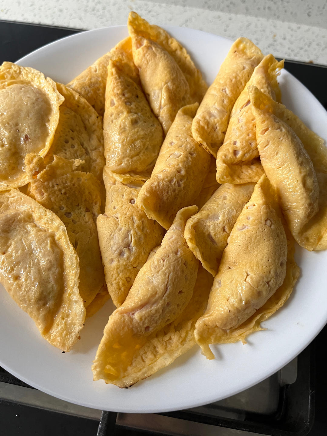 过年必备菜…蛋饺…