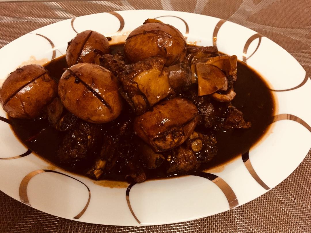 啤酒卤蛋烧排骨
