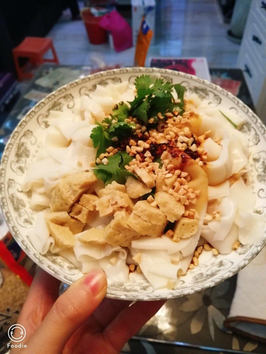 自制凉皮，面筋