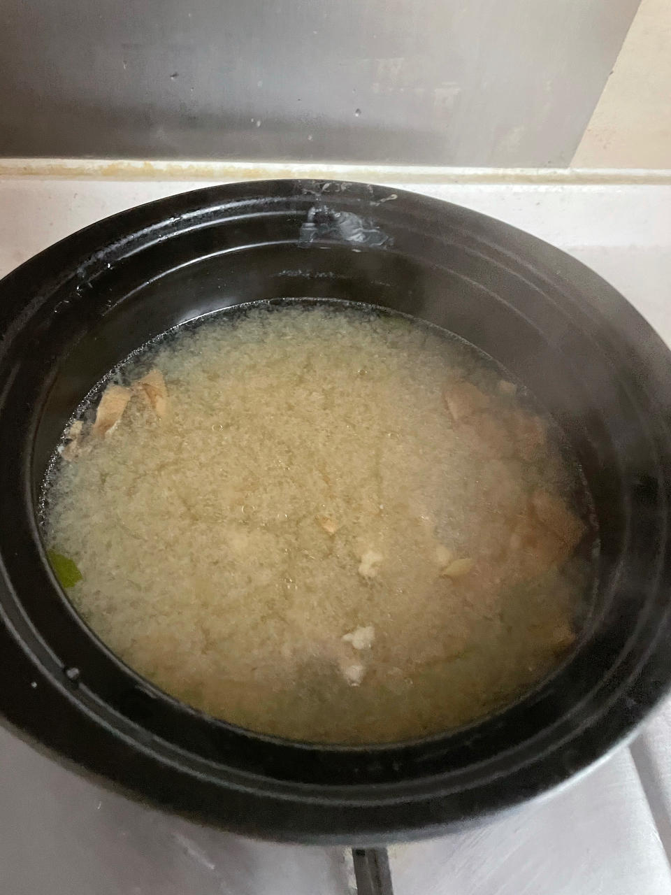 青菜滑肉汤
