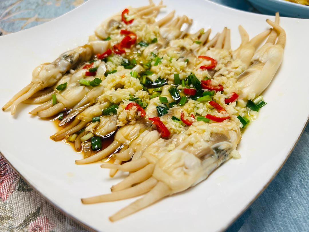 葱油蛏子