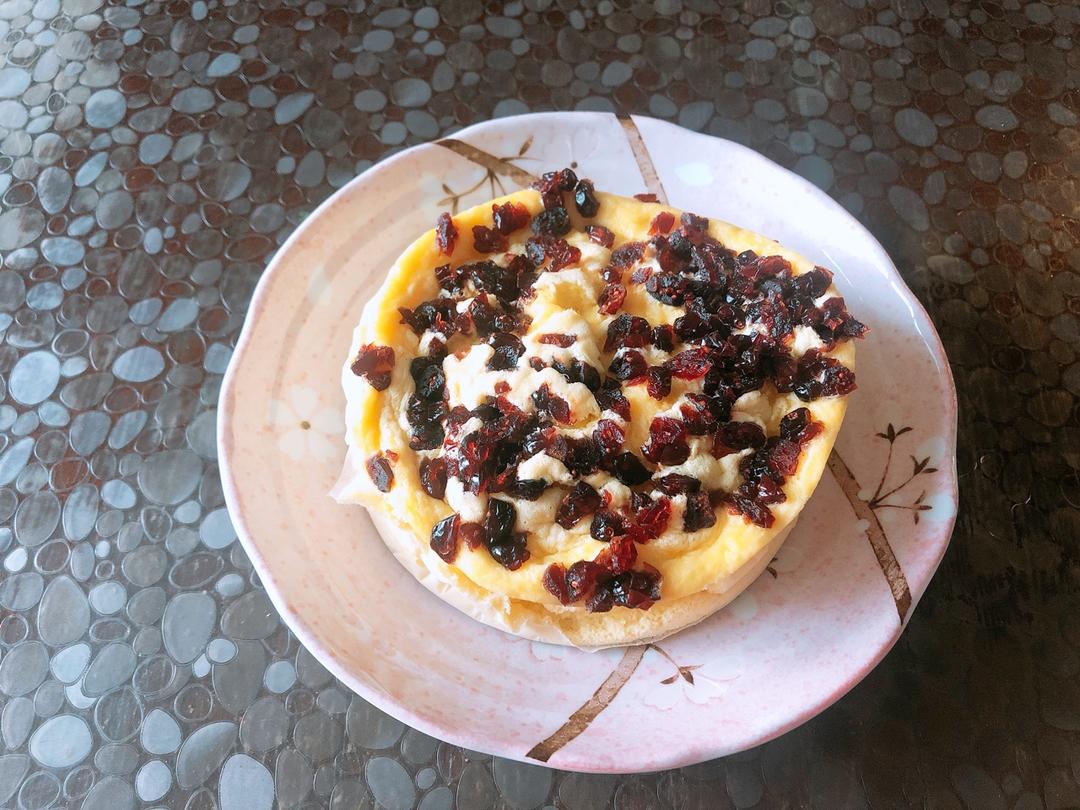 儿童无添加酸奶蒸蛋糕6寸