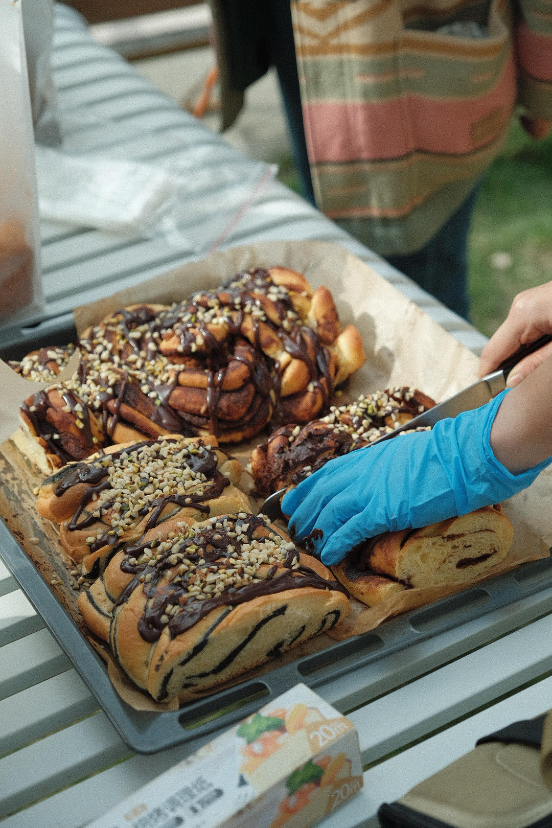 巧克力巴布卡面包Babka bread