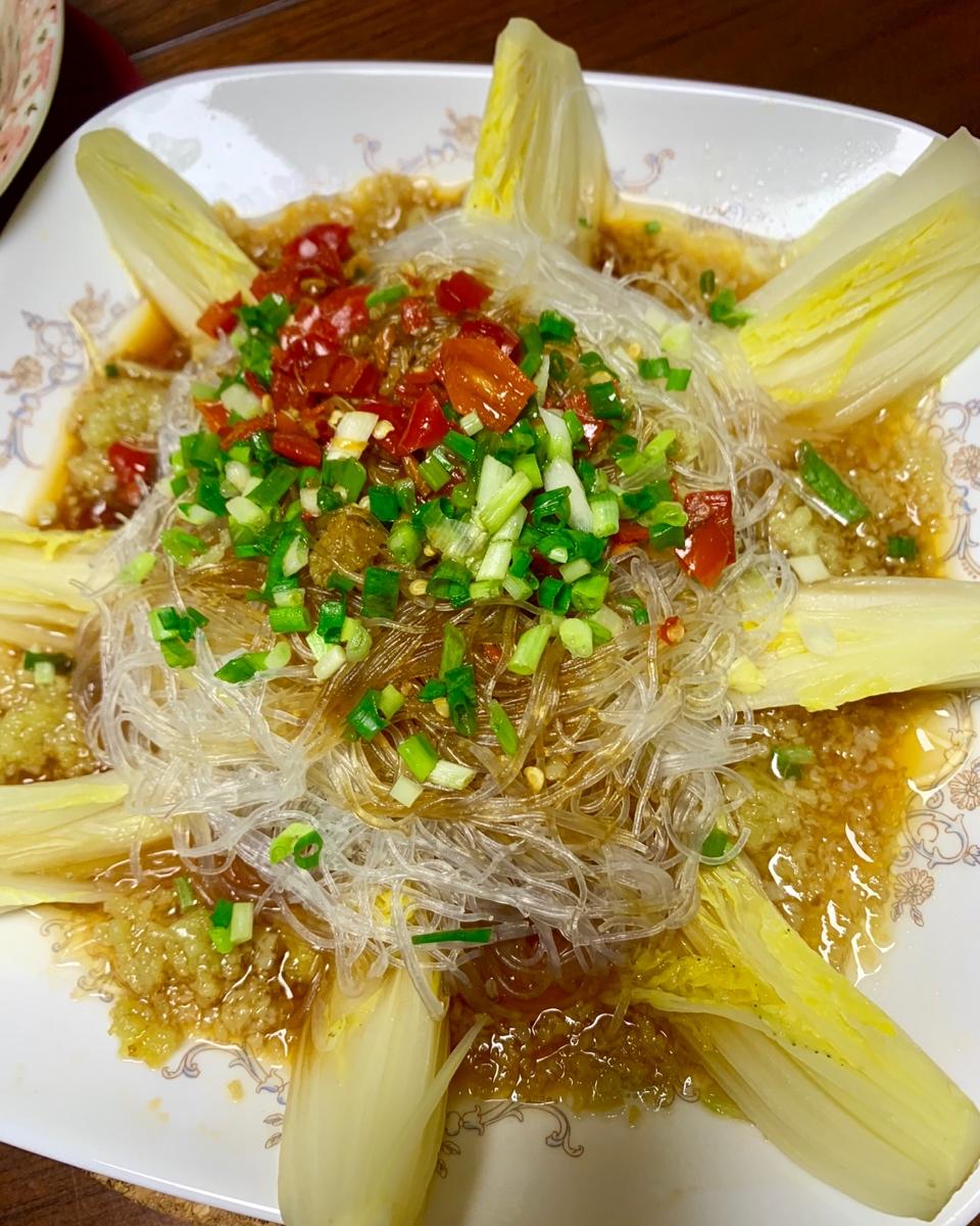 蒜蓉粉丝娃娃菜