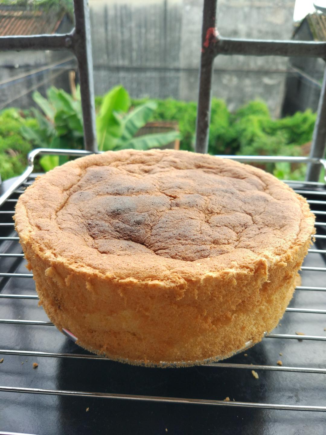 六寸戚风蛋糕（简单极了）