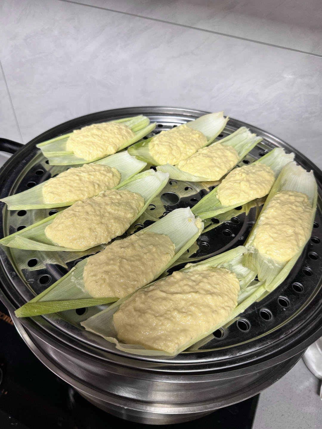 新鲜玉米粑（包谷粑粑）玉米饼