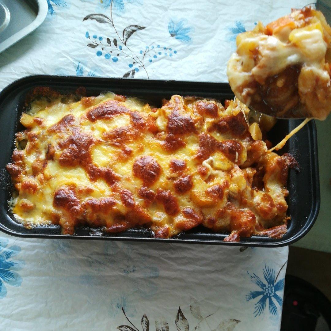 番茄鸡肉浓情焗饭【两人份】
