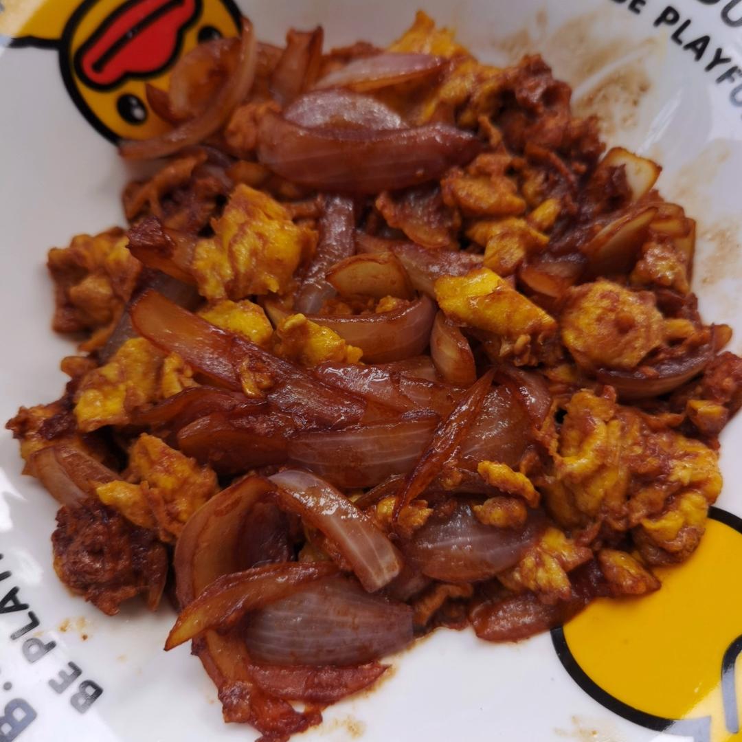 降压防癌的好食材  洋葱炒鸡蛋