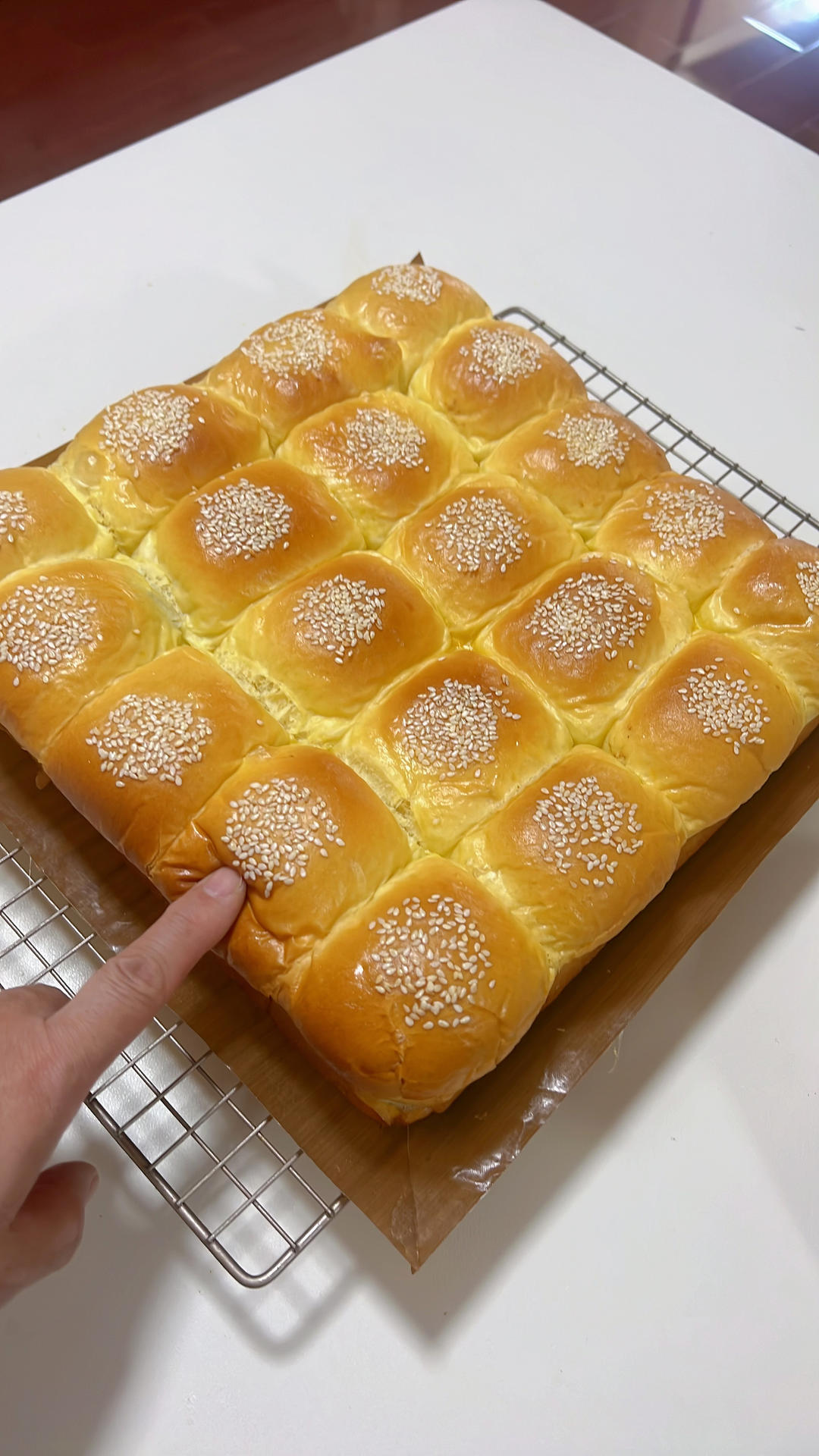 牛奶面包卷（直接法）