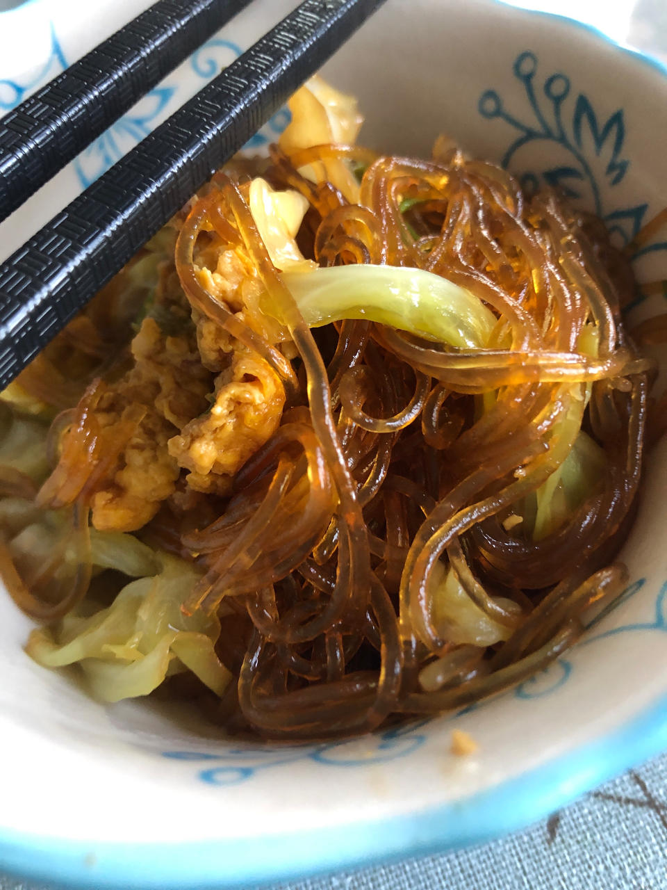 大学食堂的味道:包菜粉丝炒蛋