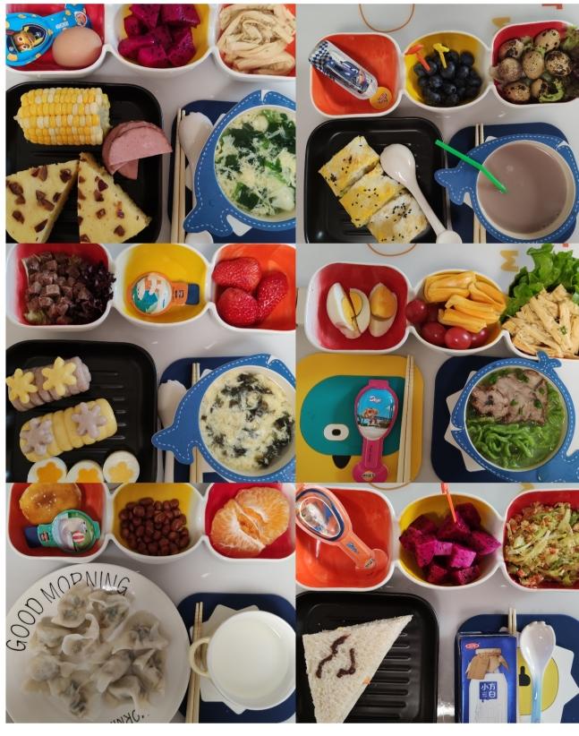 一周儿童营养早餐