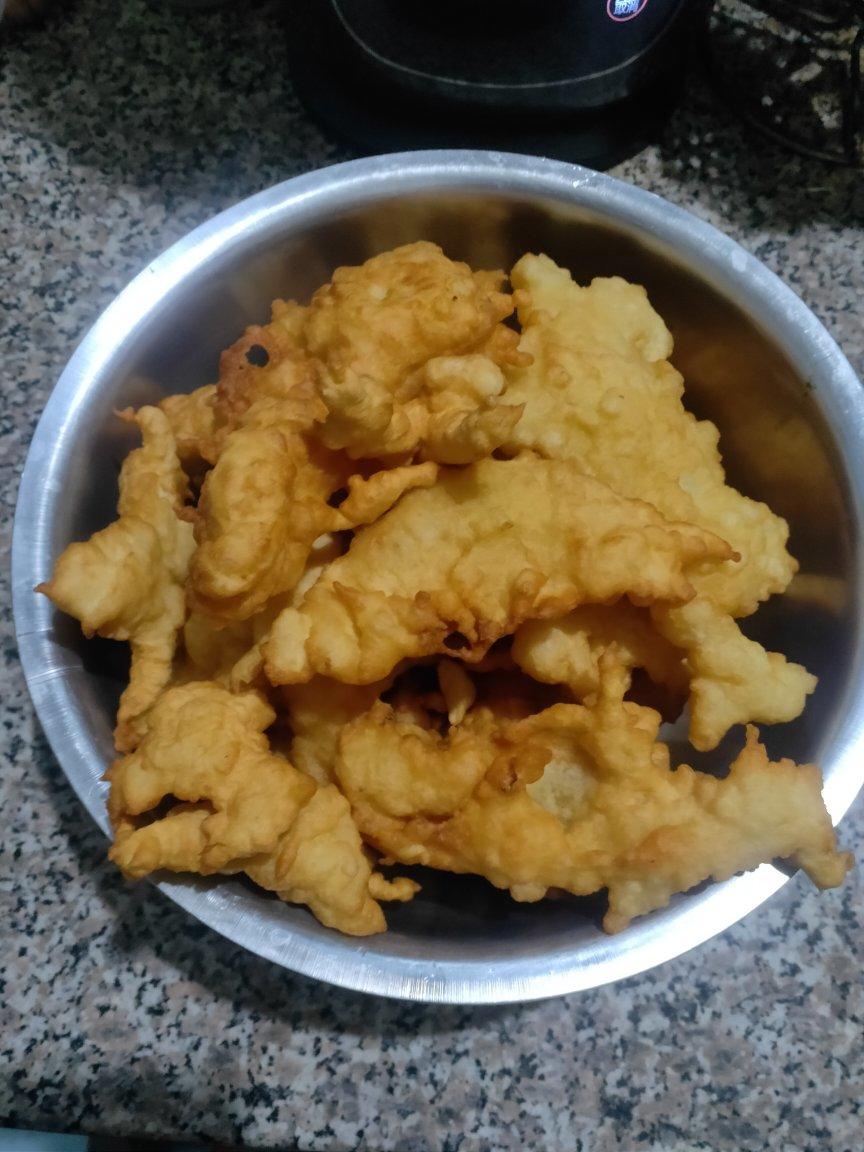 早餐店炸葱油饼 外酥里软 葱香味十足 附细节视频详解