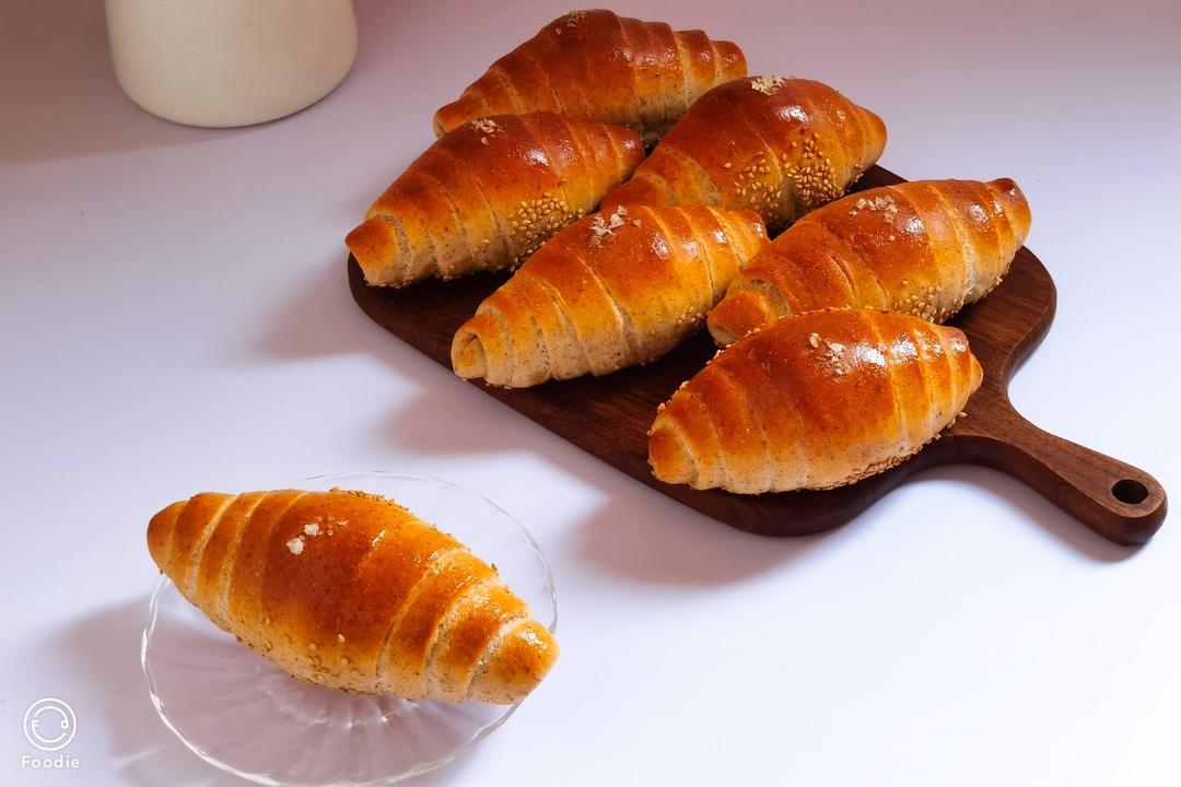 脆皮盐面包｜法国老面