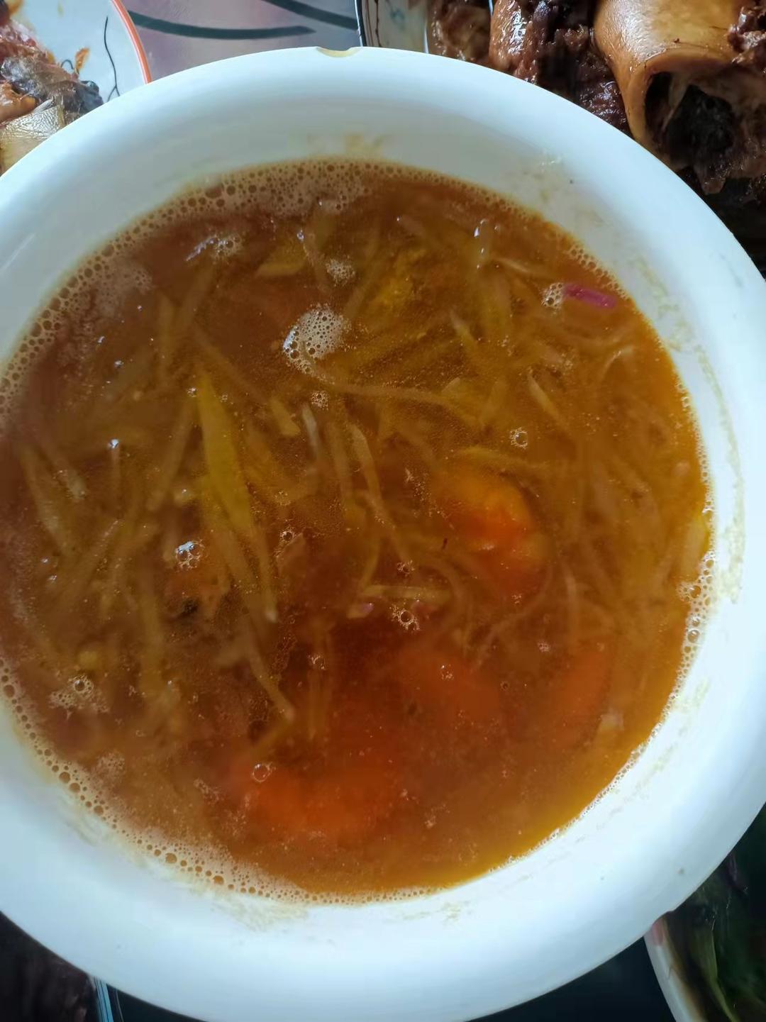 萝卜炖大虾
