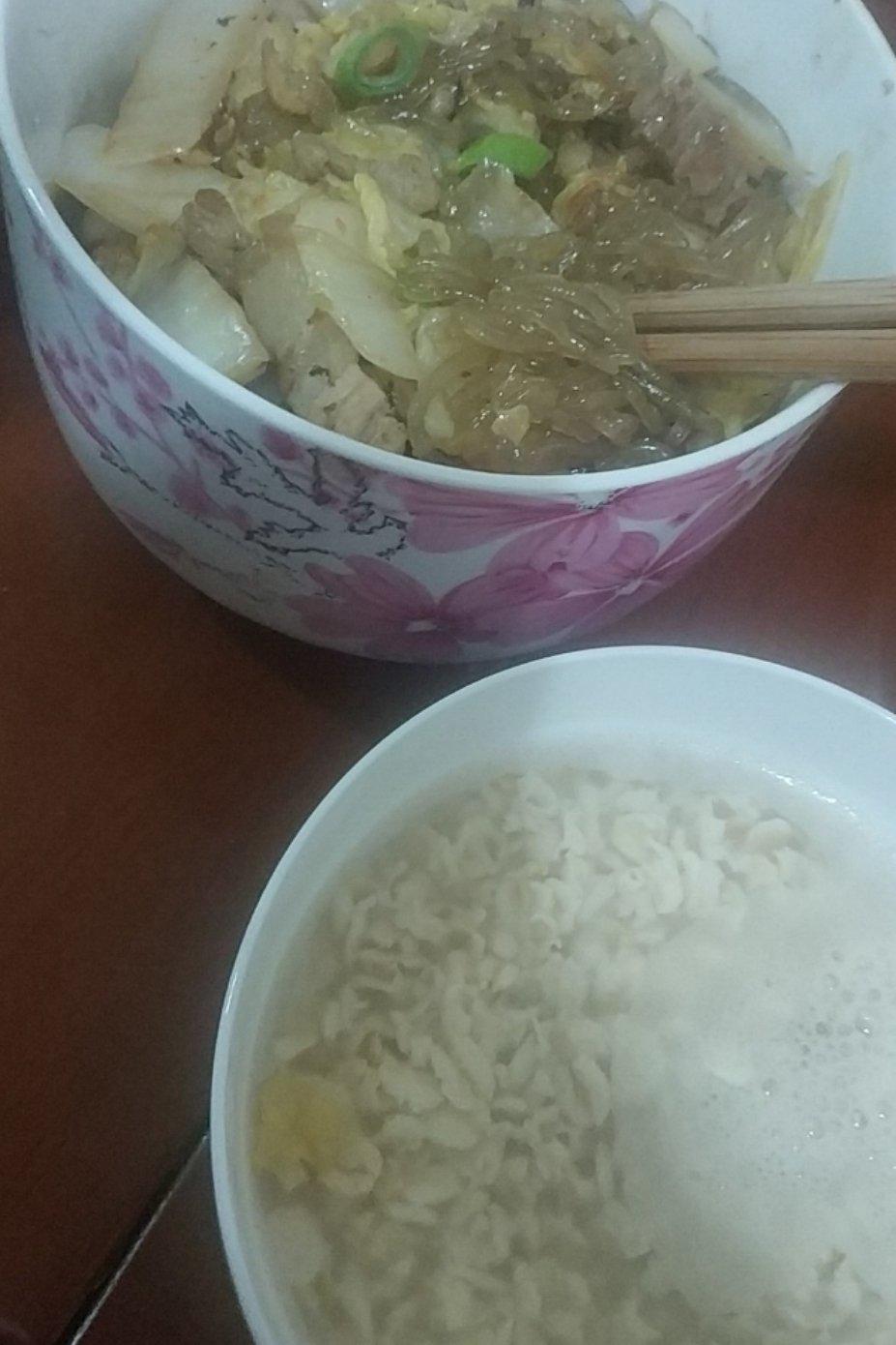 大白菜五花肉炖粉条