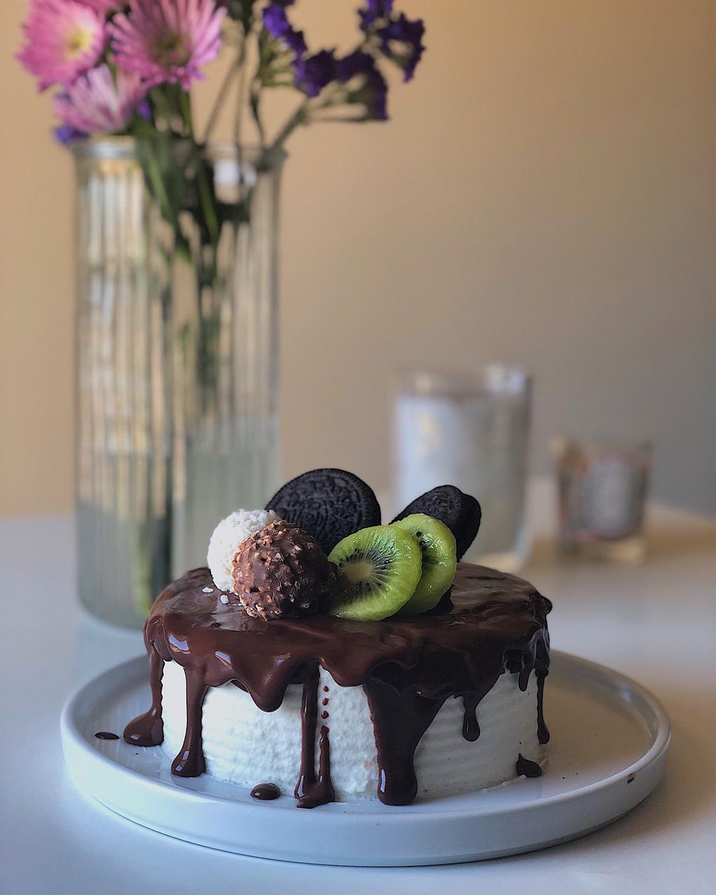 蛋糕淋面之一：甘那许淋面（详细解答淋面太稠的问题）