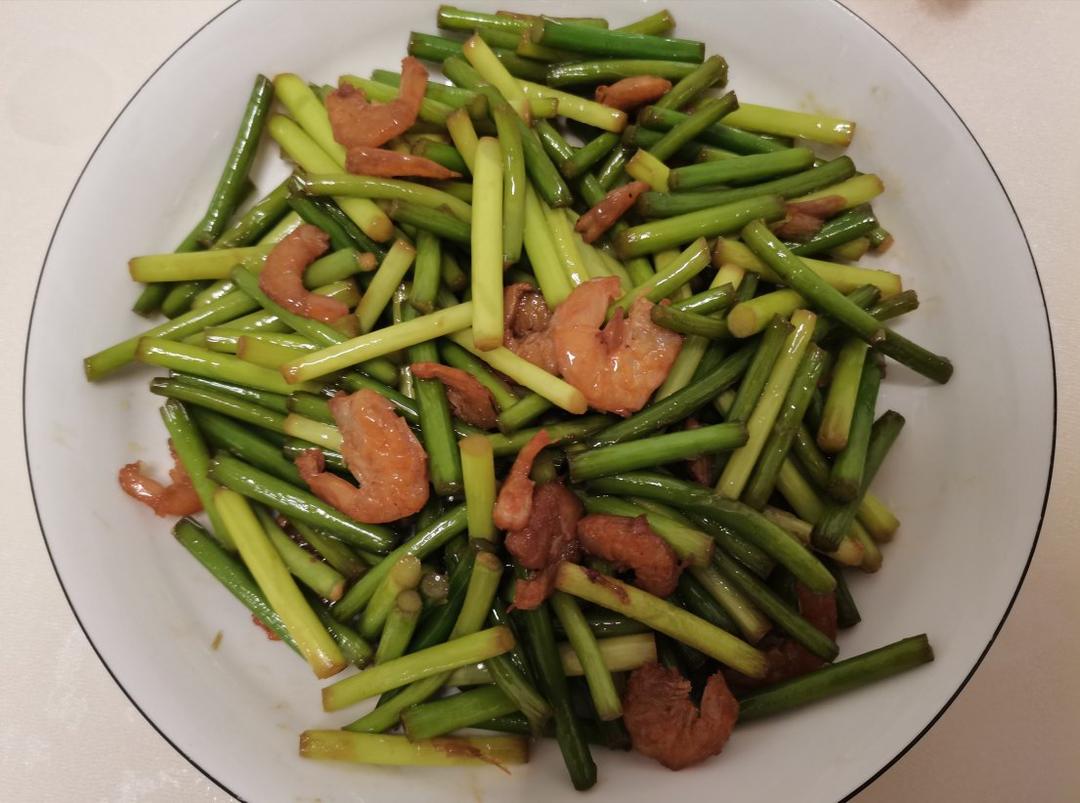 蒜苔炒肉