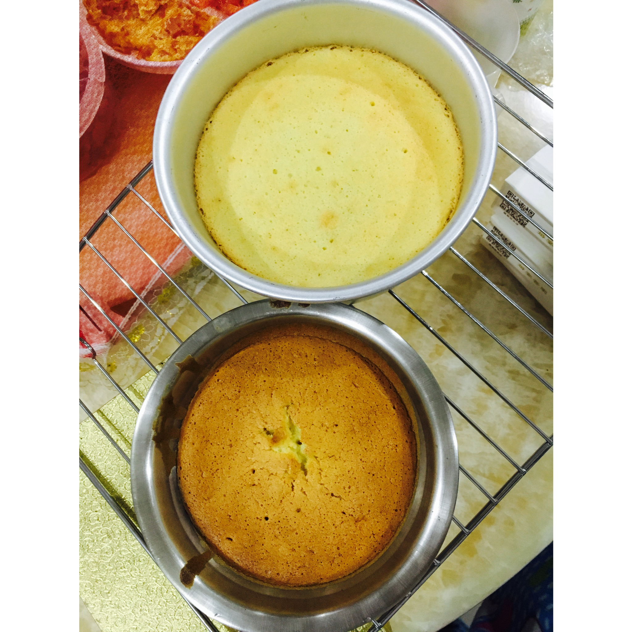 8寸蜂蜜戚风蛋糕