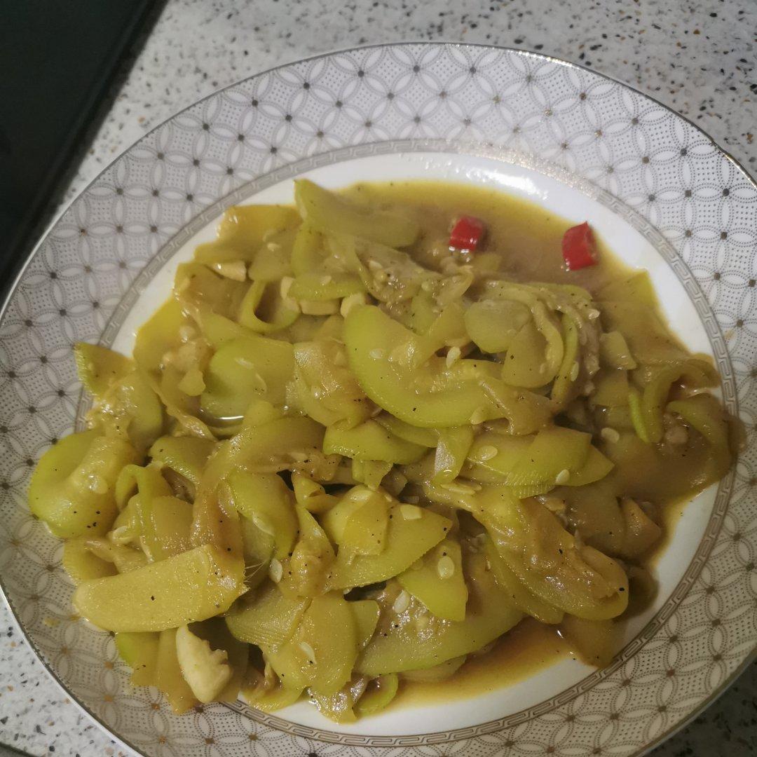 家常菜～清炒西葫芦瓜