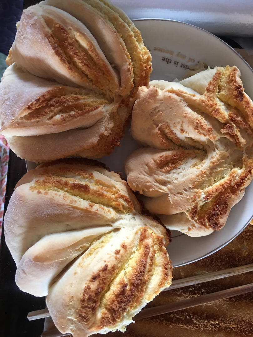 ❤心形椰蓉面包