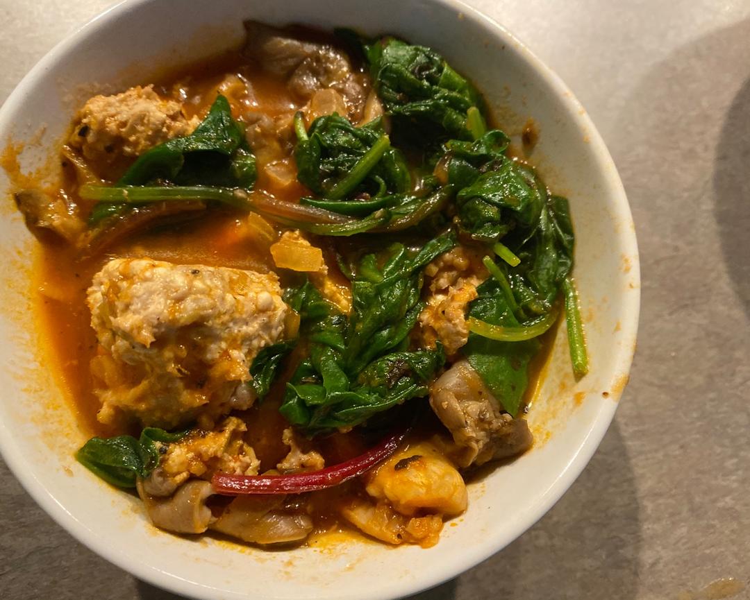 告别无聊的减脂餐-鸡肉丸子