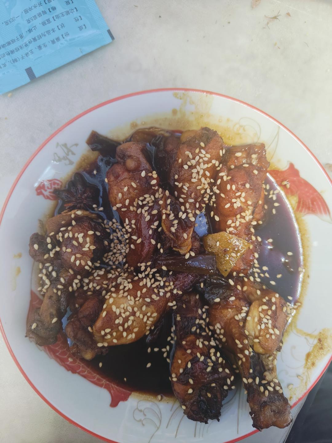 好吃到舔手指的红烧鸡翅😋孩子的最爱❤️