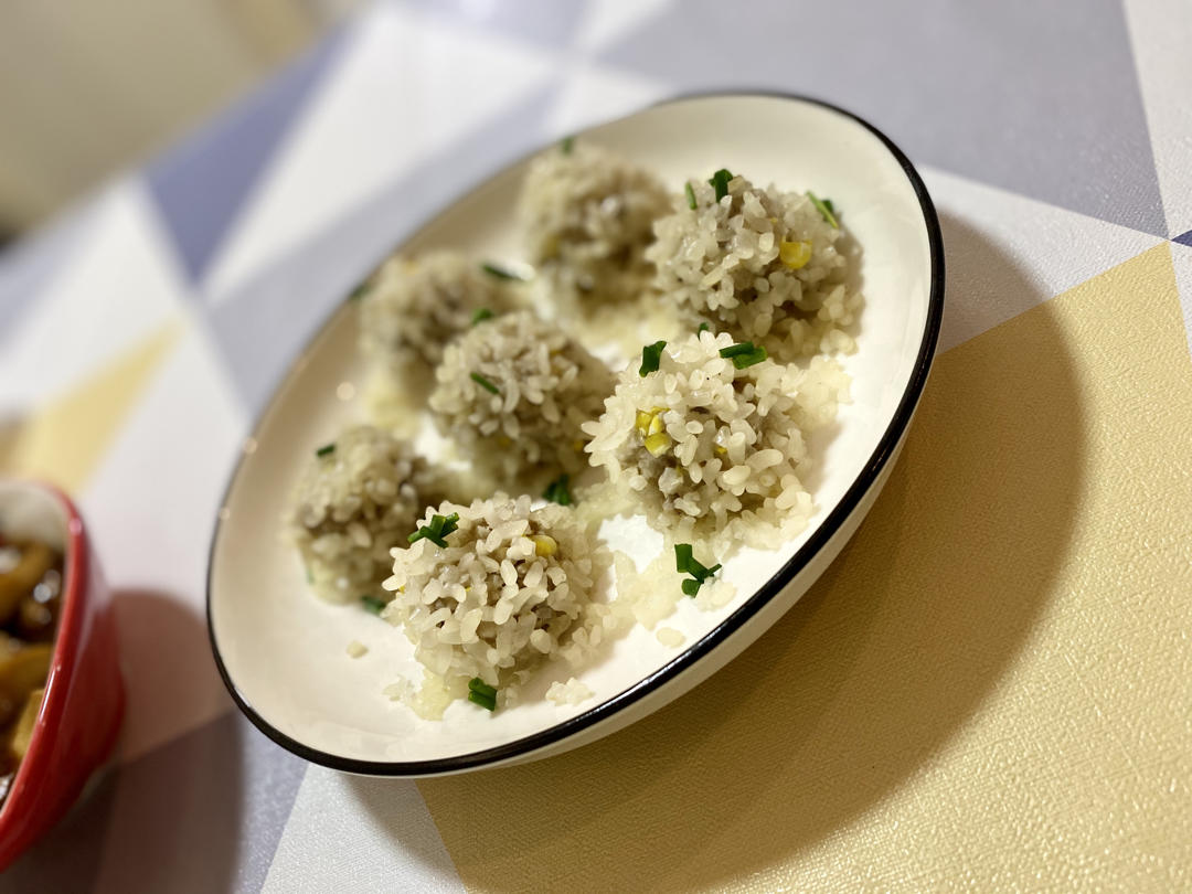 老人 小孩都爱吃的珍珠丸子