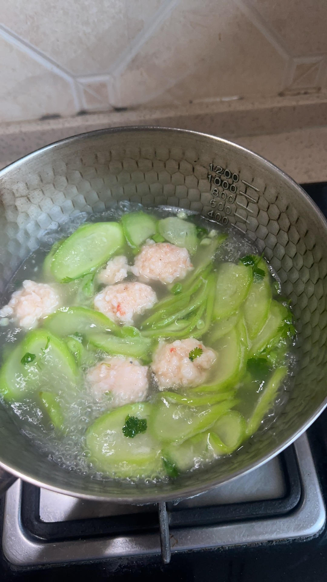 不加粉的Q弹虾滑
