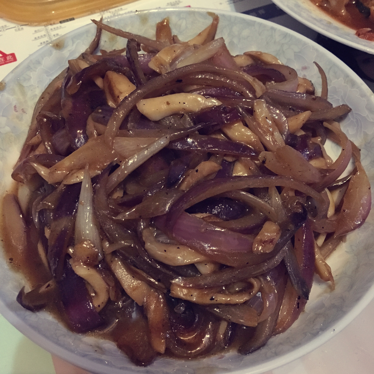 洋葱遇到杏鲍菇