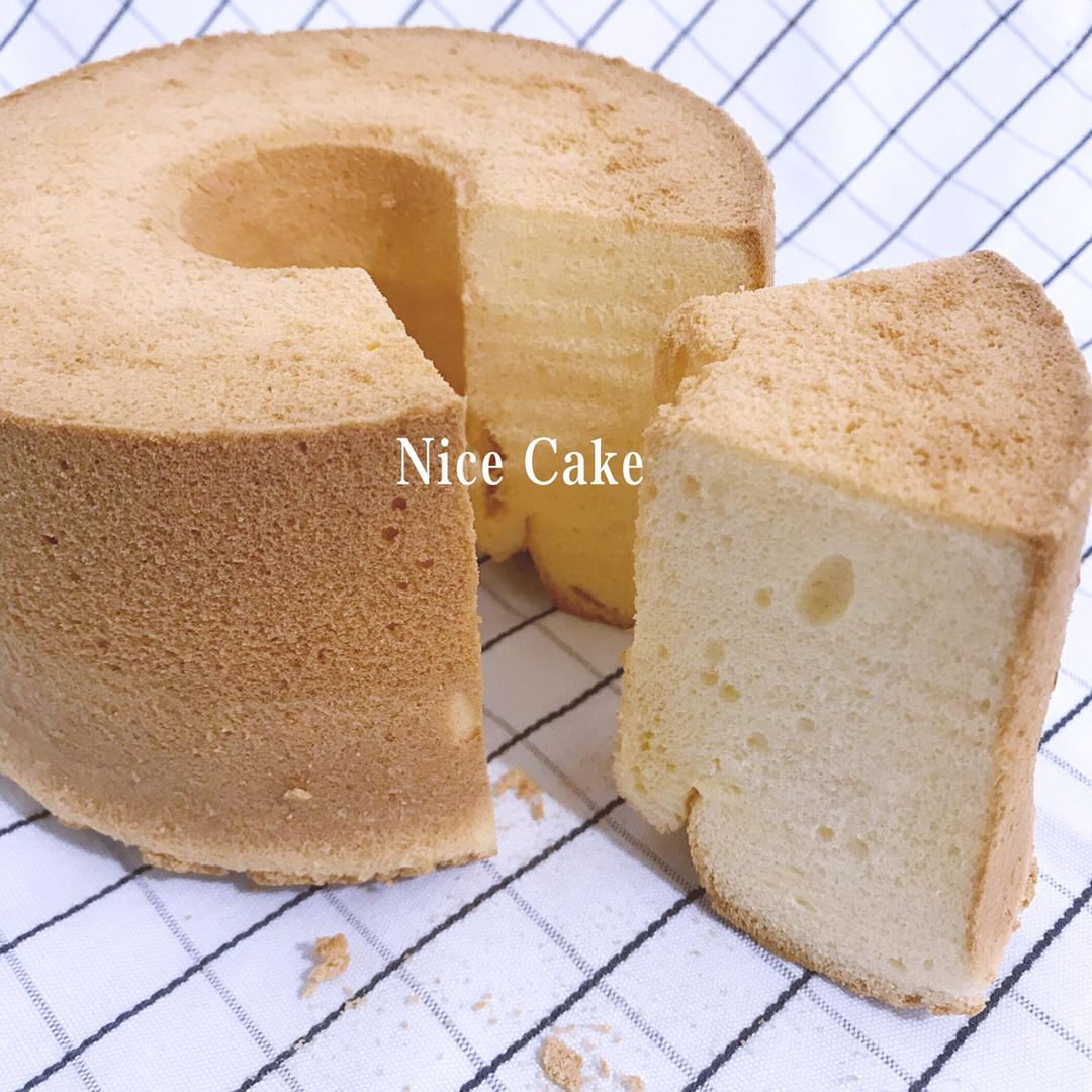 经典戚风——拜拜蛋糕（中空、圆模均可）