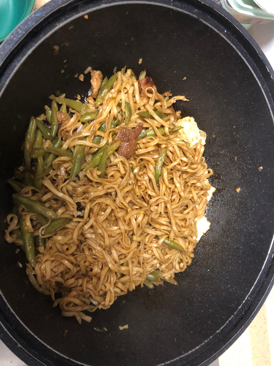 豆角焖面