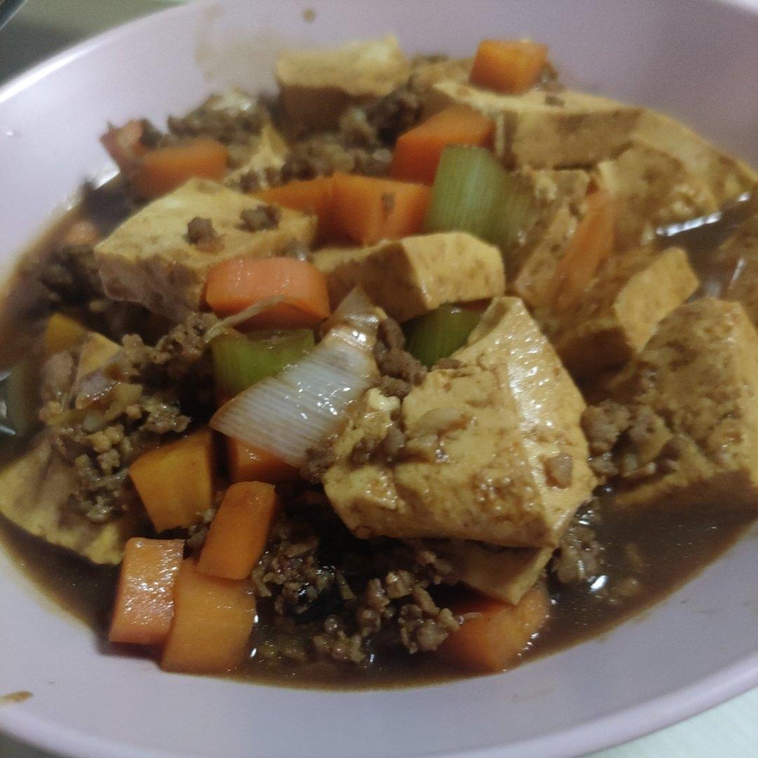 巨下饭！拌饭超好吃的肉末豆腐！做法简单零失败~