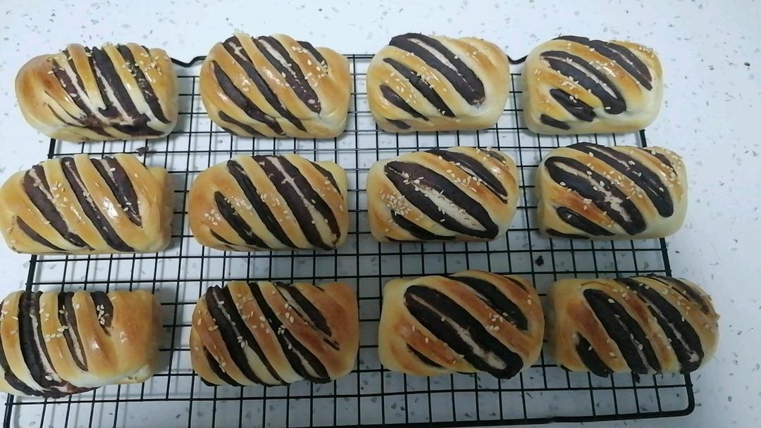 迷你豆沙小吐司！豆沙+面包yyds！