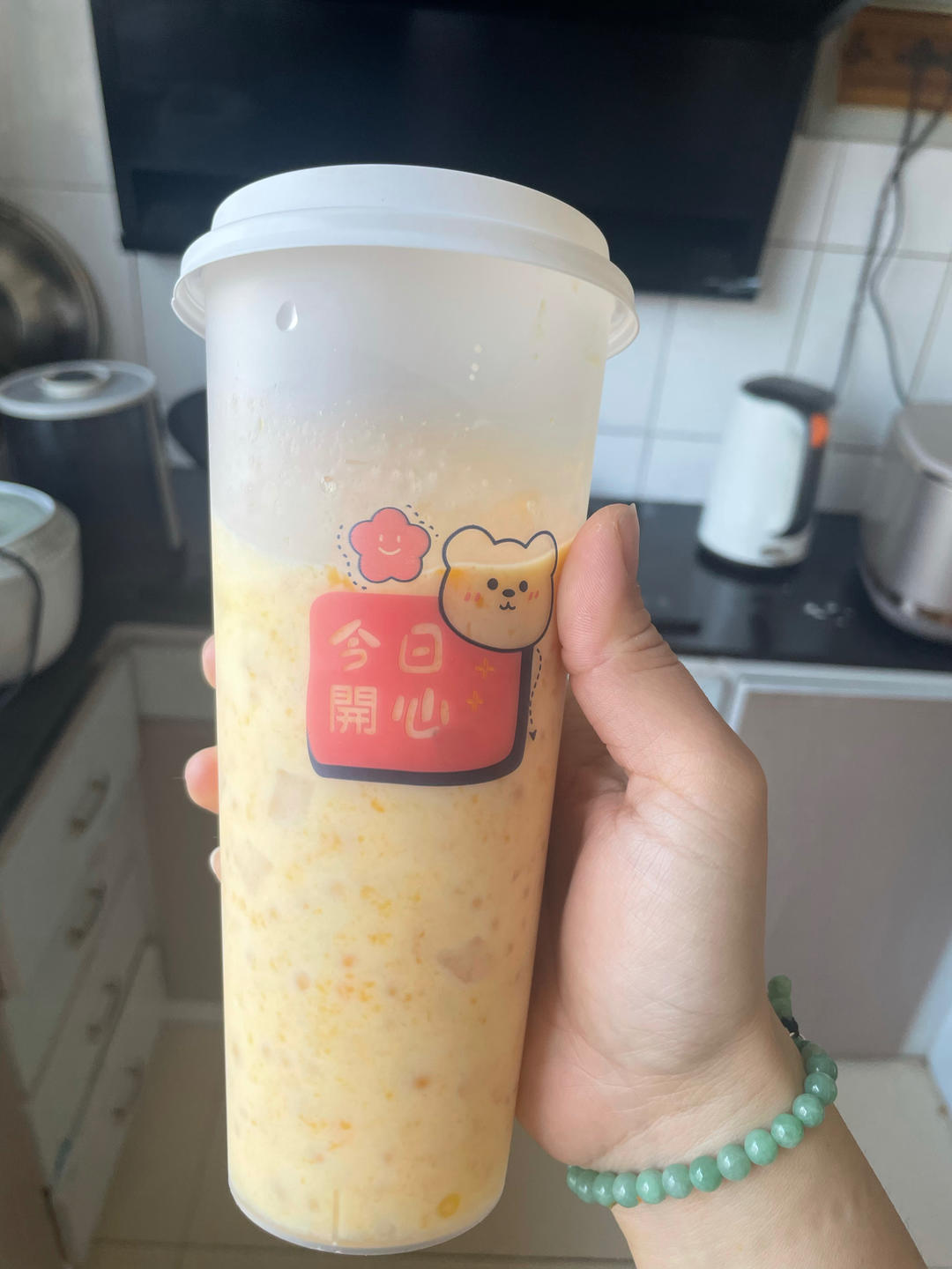 港式甜品——杨枝甘露(芒果西米露)附芒果花切法