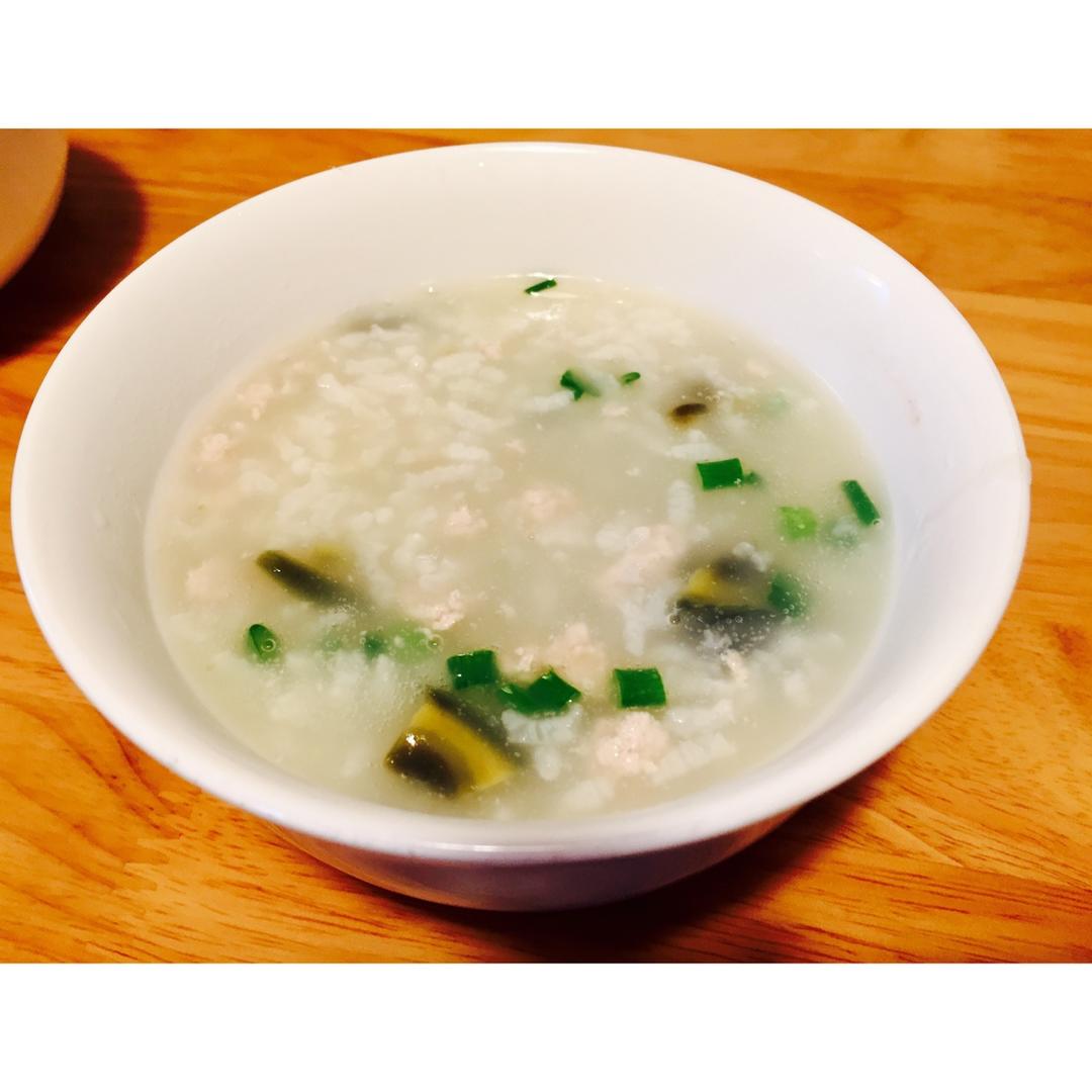 皮蛋瘦肉粥