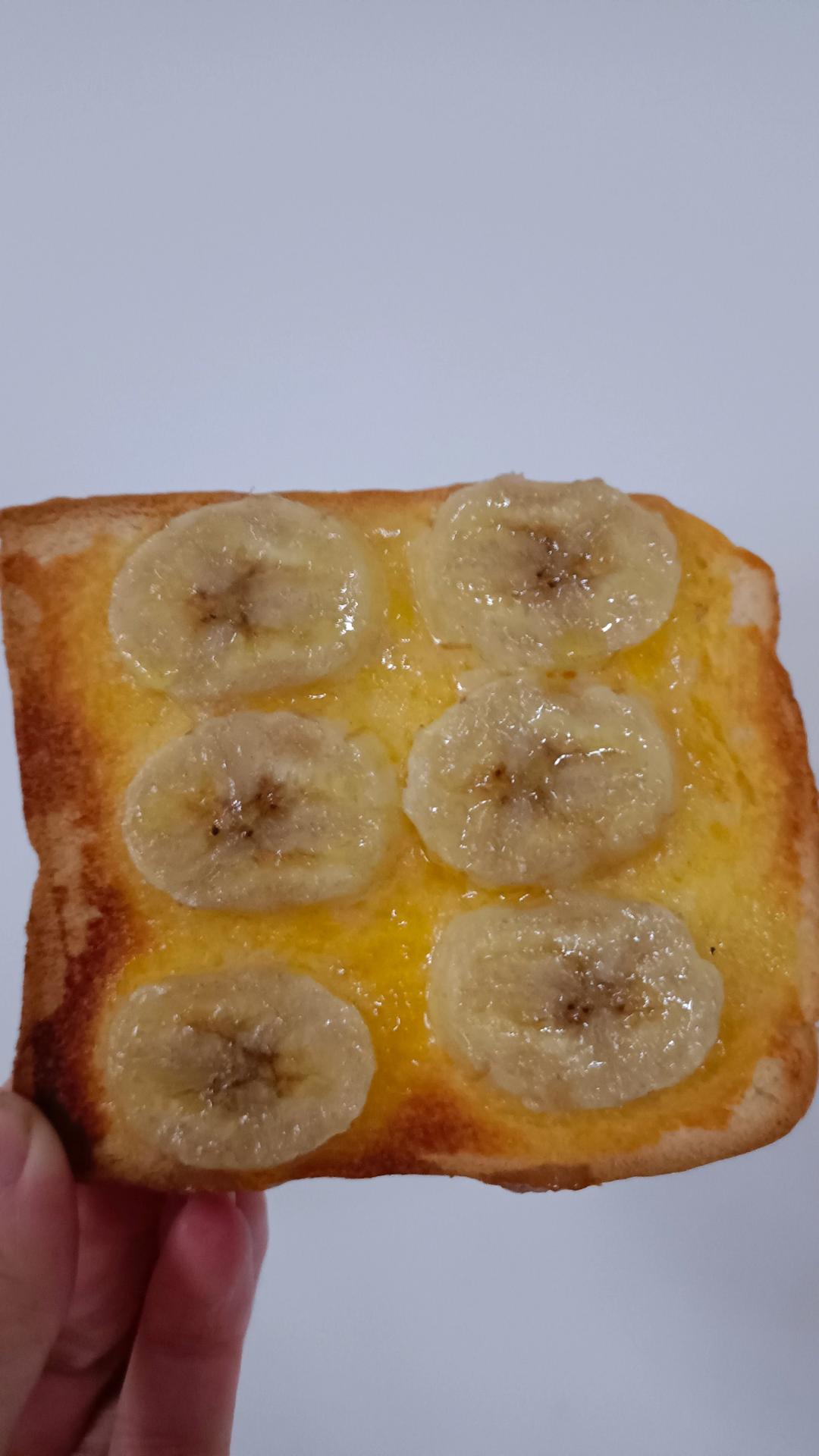 好吃到哭的香蕉烤吐司❗️酥脆香甜❗️零失败❗️