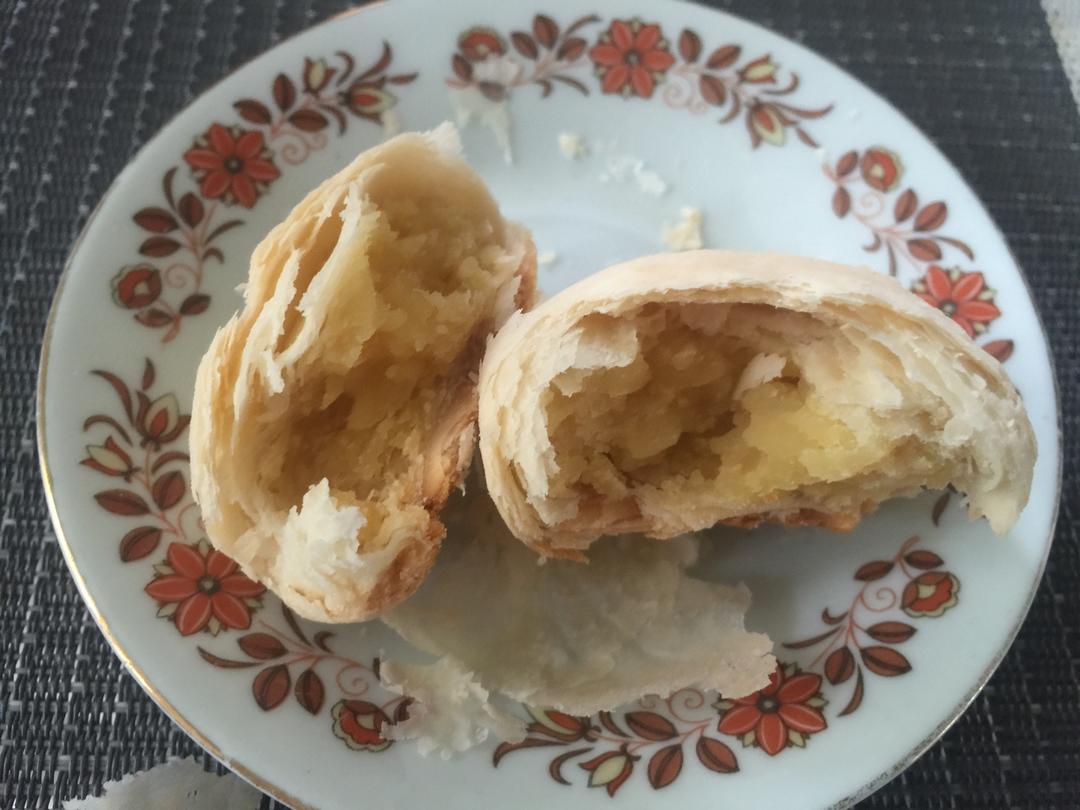 酥皮绿豆饼   酥得掉渣渣