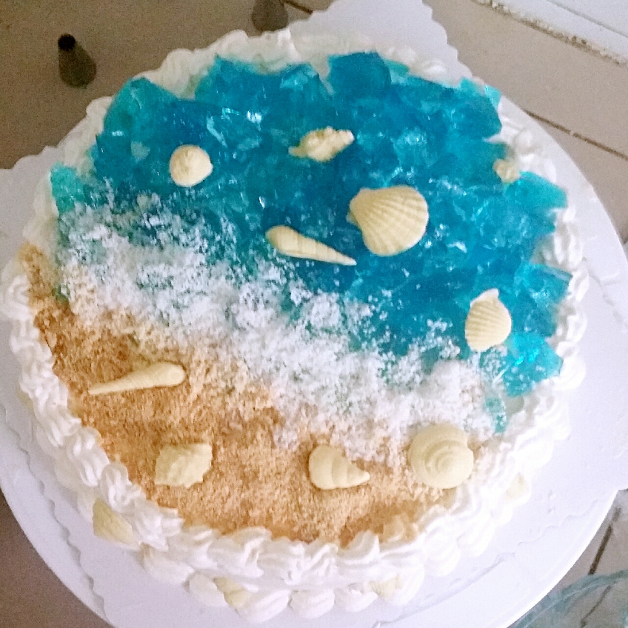 海洋酸奶慕斯蛋糕