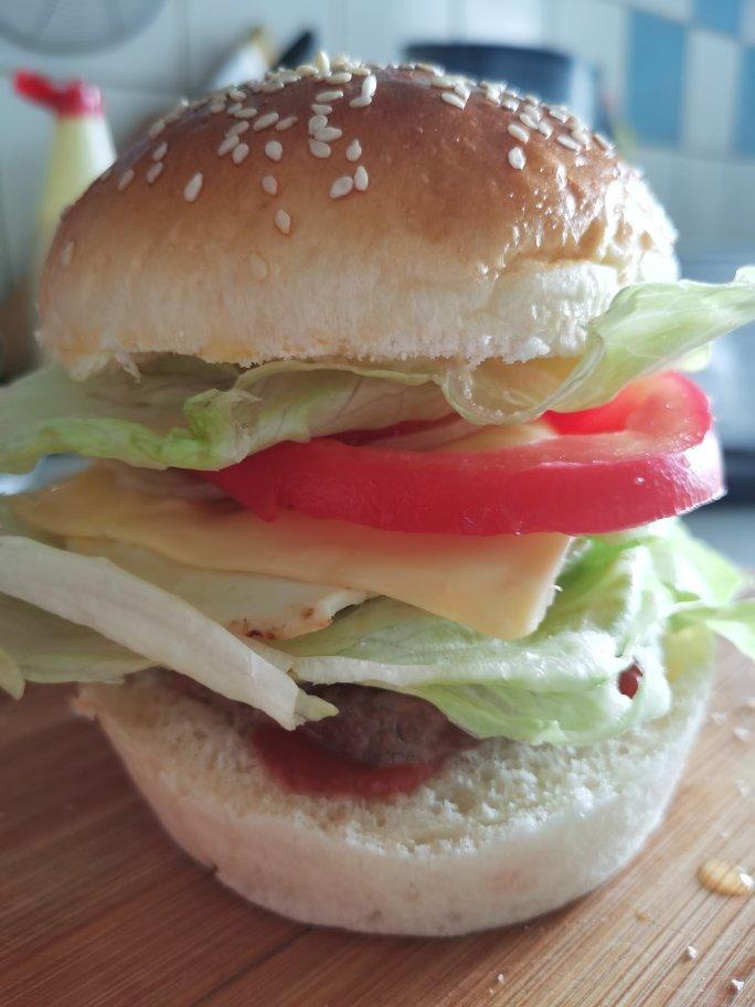 媲美肯德基的大汉堡胚