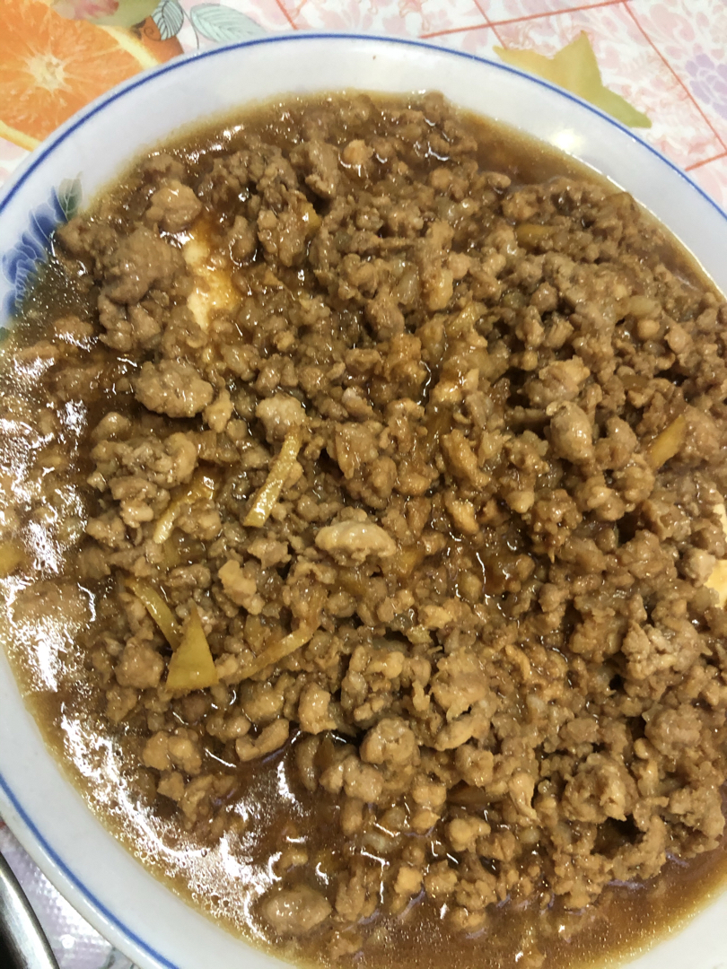 肉末豆腐