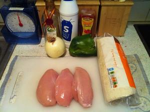 墨西哥鸡肉卷（非油炸更健康）的做法 步骤1