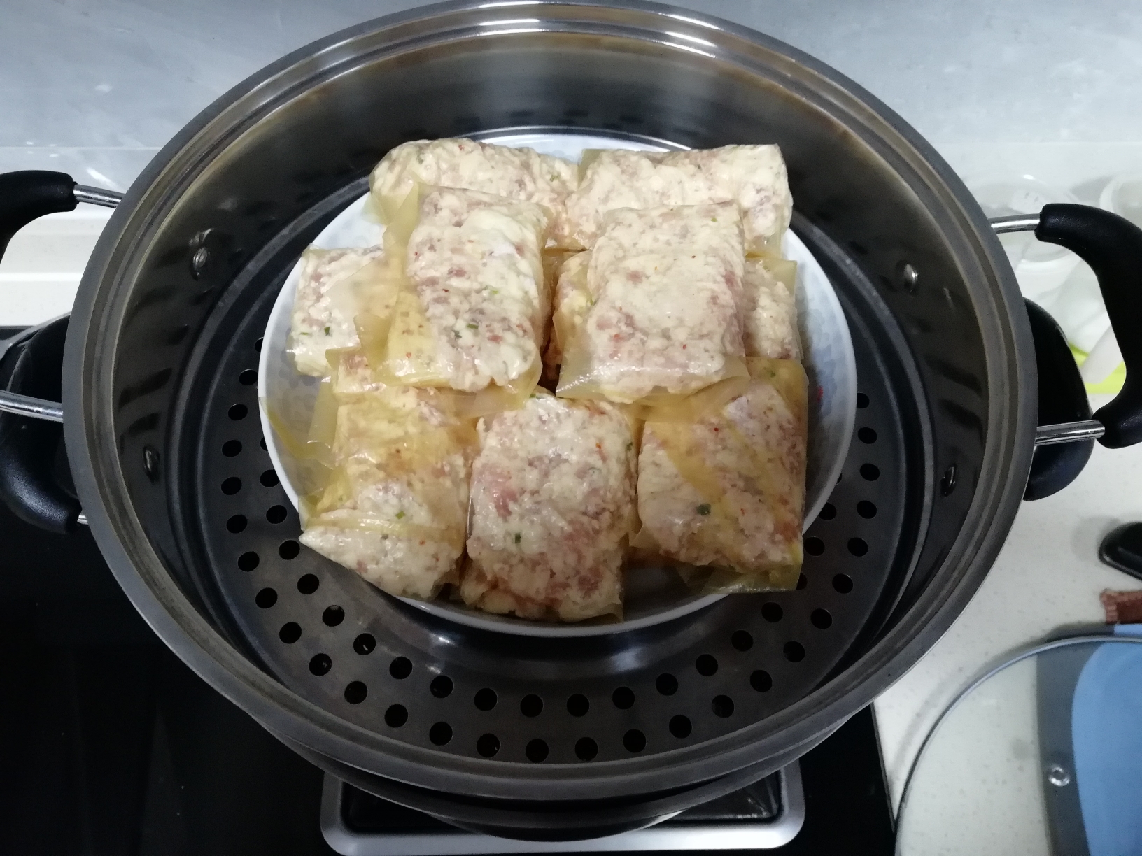 豆腐皮包肉的做法