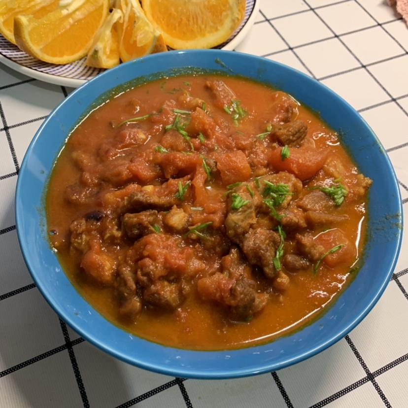 番茄土豆炖牛腩