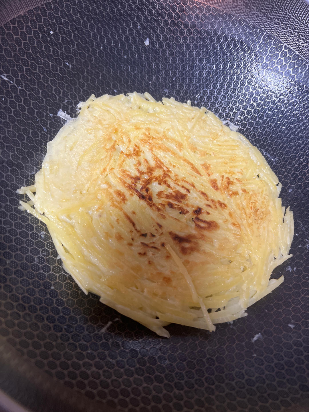 土豆丝鸡蛋饼