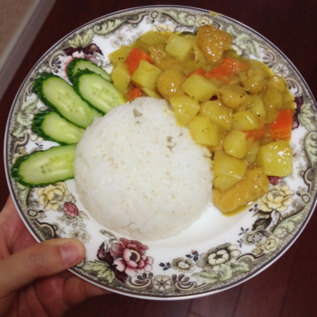 美味咖喱鸡饭