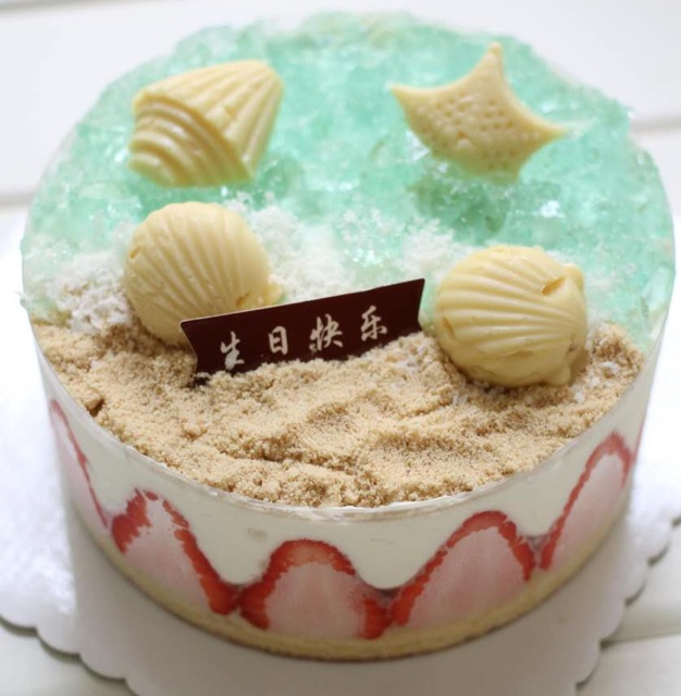 海洋酸奶慕斯蛋糕